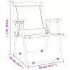  2 db zöld oxford szövet camping szék 54x55x78 cm