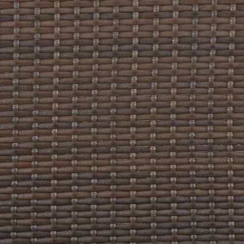  2 személyes barna polyrattan kerti kanapé párnával
