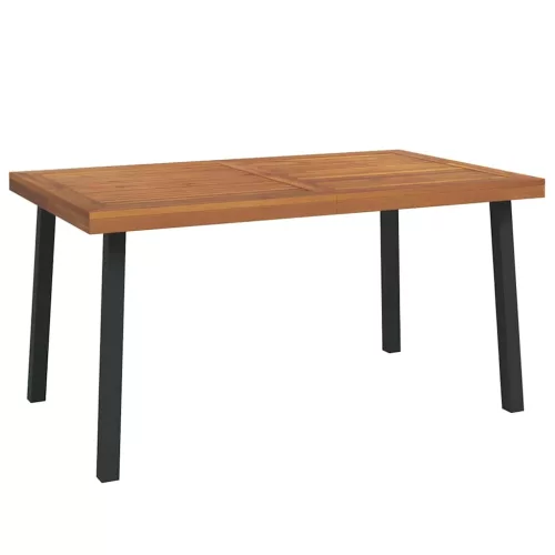  tömör akácfa kerti asztal 150 x 90 x 75 cm