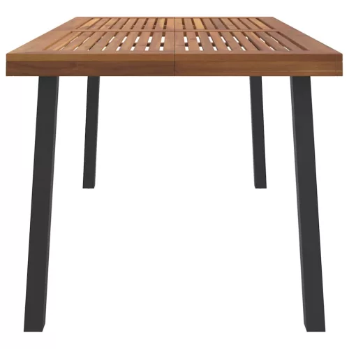  tömör akácfa kerti asztal 150 x 90 x 75 cm