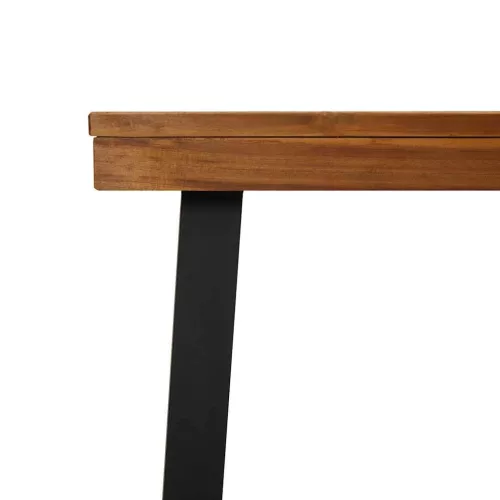  tömör akácfa kerti asztal 150 x 90 x 75 cm