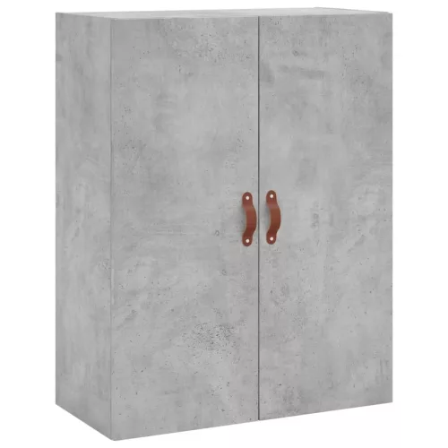  2 db betonszürke faliszekrény 69,5 x 34 x 90 cm