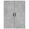 2 db betonszürke faliszekrény 69,5 x 34 x 90 cm