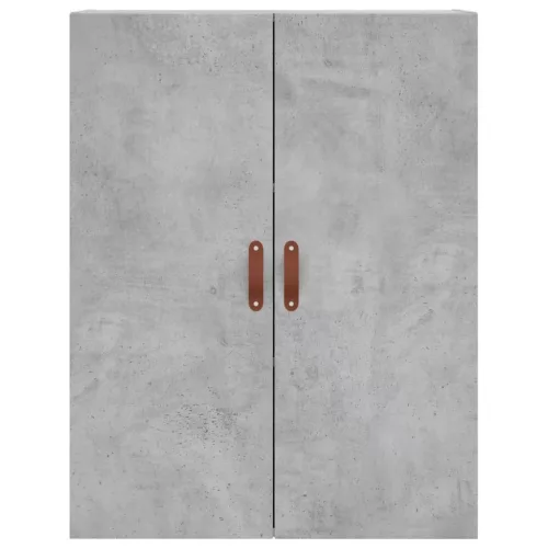  2 db betonszürke faliszekrény 69,5 x 34 x 90 cm
