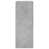  2 db betonszürke faliszekrény 69,5 x 34 x 90 cm