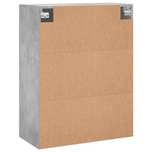  2 db betonszürke faliszekrény 69,5 x 34 x 90 cm