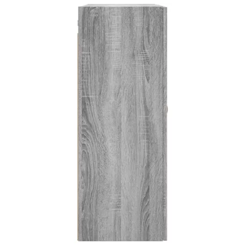  2 db szürke sonoma színű fali szekrény 69,5 x 34 x 90 cm