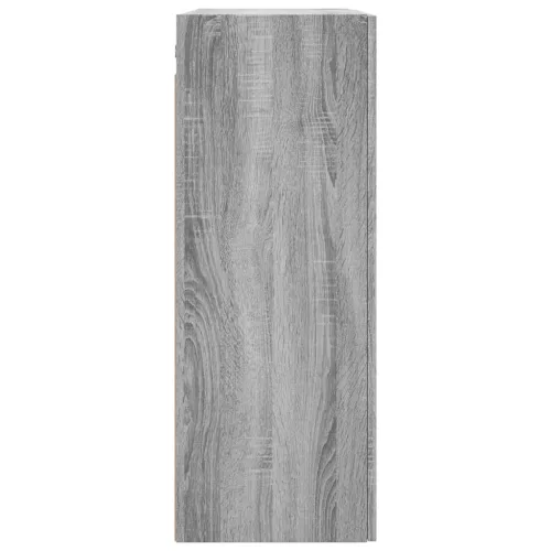  2 db szürke sonoma színű fali szekrény 69,5 x 34 x 90 cm