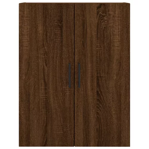  2 db barna tölgy színű faliszekrény 69,5 x 34 x 90 cm