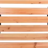 öntöttvas és tömör fenyőfa kerti pad 116 cm