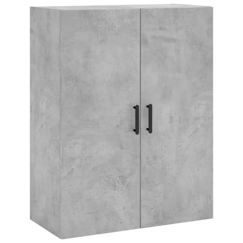  betonszürke szerelt fa magasszekrény 69,5 x 34 x 180 cm