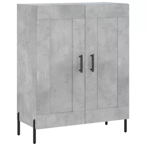  betonszürke szerelt fa magasszekrény 69,5 x 34 x 180 cm
