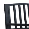  fekete acél kerti pad 120 cm
