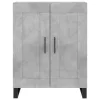  betonszürke szerelt fa magasszekrény 69,5 x 34 x 180 cm