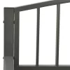  szürke acél kerti pad 120 cm