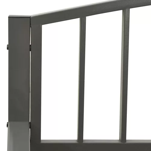  szürke acél kerti pad 120 cm