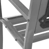  fekete acél kerti pad 120 cm