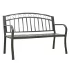  szürke kerti pad asztallal 120 cm