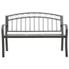  szürke kerti pad asztallal 120 cm