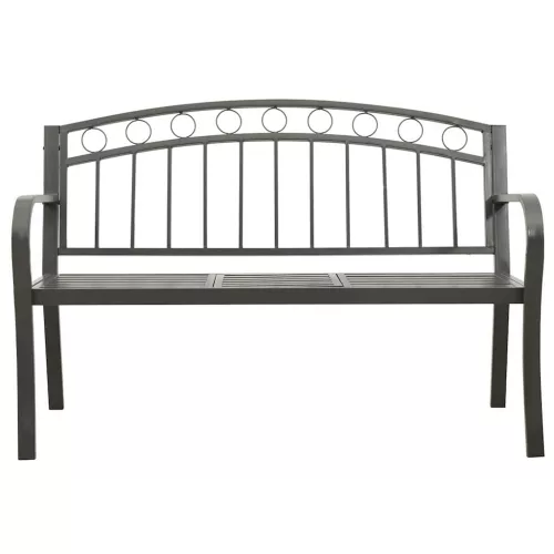  szürke kerti pad asztallal 120 cm