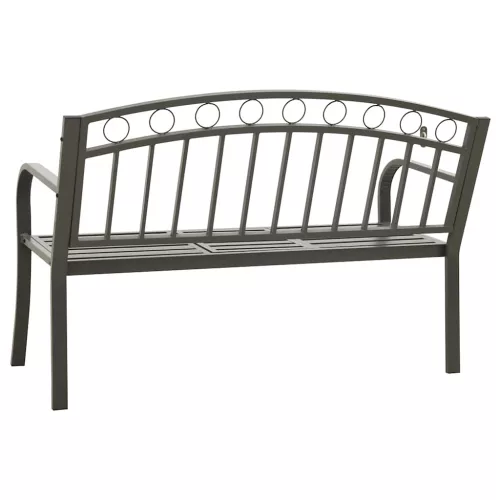  szürke kerti pad asztallal 120 cm