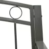  szürke kerti pad asztallal 120 cm