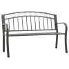  szürke kerti pad 120 cm