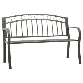  szürke kerti pad 120 cm