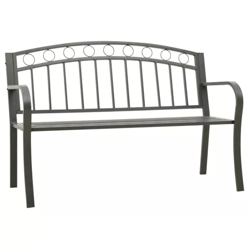  szürke kerti pad 120 cm
