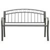  szürke kerti pad 120 cm