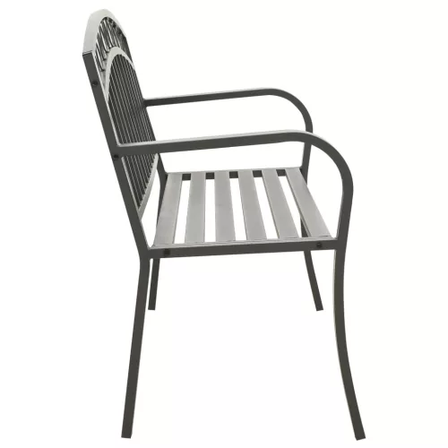  szürke kerti pad 120 cm