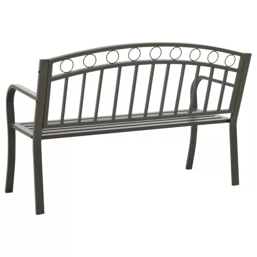  szürke kerti pad 120 cm