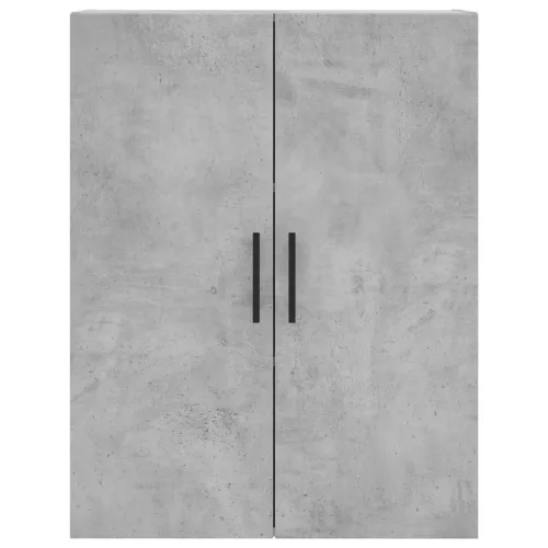  betonszürke szerelt fa magasszekrény 69,5 x 34 x 180 cm
