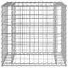  tömör duglászfenyő kerti pad gabion kosárral
