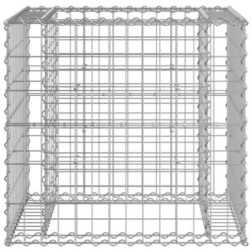  tömör impregnált fenyőfa kerti pad gabion kosárral