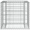  tömör duglászfenyő kerti pad gabion kosárral