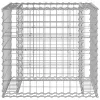  tömör impregnált fenyőfa kerti pad gabion kosárral