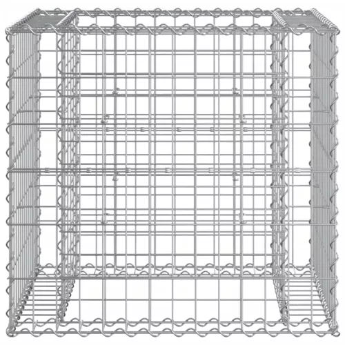  tömör impregnált fenyőfa kerti pad gabion kosárral