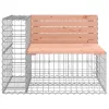  tömör duglászfenyő gabion kerti pad 287x71x65,5 cm