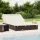  2 személyes barna polyrattan napágy tetővel 213 x 118 x 97 cm