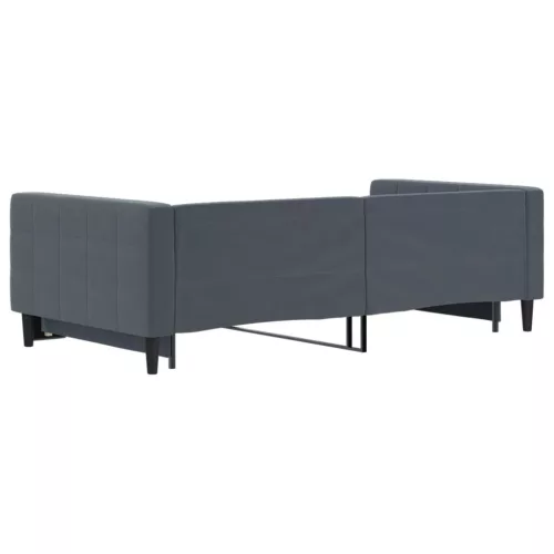  sötétszürke kihúzható bársony heverő 100 x 200 cm