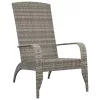 szürke polyrattan kerti adirondack szék