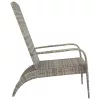  szürke polyrattan kerti adirondack szék