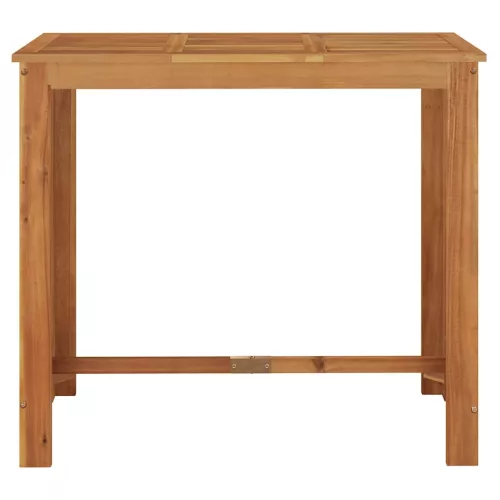  tömör akácfa kerti bárasztal 120 x 60 x 105 cm