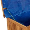  tömör akácfa kerti tárolóláda kerekekkel 90 x 50 x 58 cm