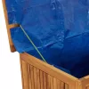  tömör akácfa kerti tárolóláda kerekekkel 113 x 50 x 58 cm