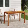  tömör akácfa kerti asztal 110 x 55 x 67 cm