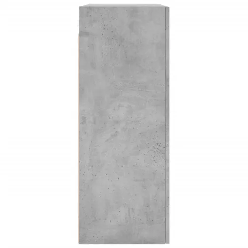  2 db betonszürke szerelt fa falra szerelhető szekrény