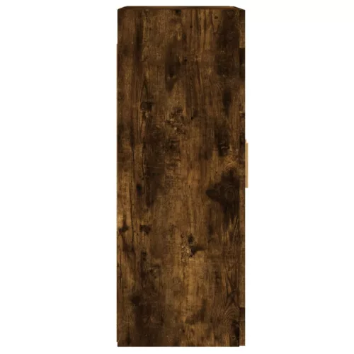  2 db füstös tölgy színű falra szerelhető fa éjjeliszekrény