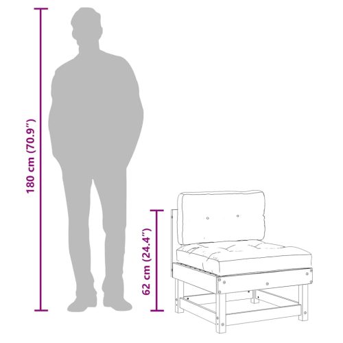  3 részes fekete polyrattan kerti ülőgarnitúra párnákkal